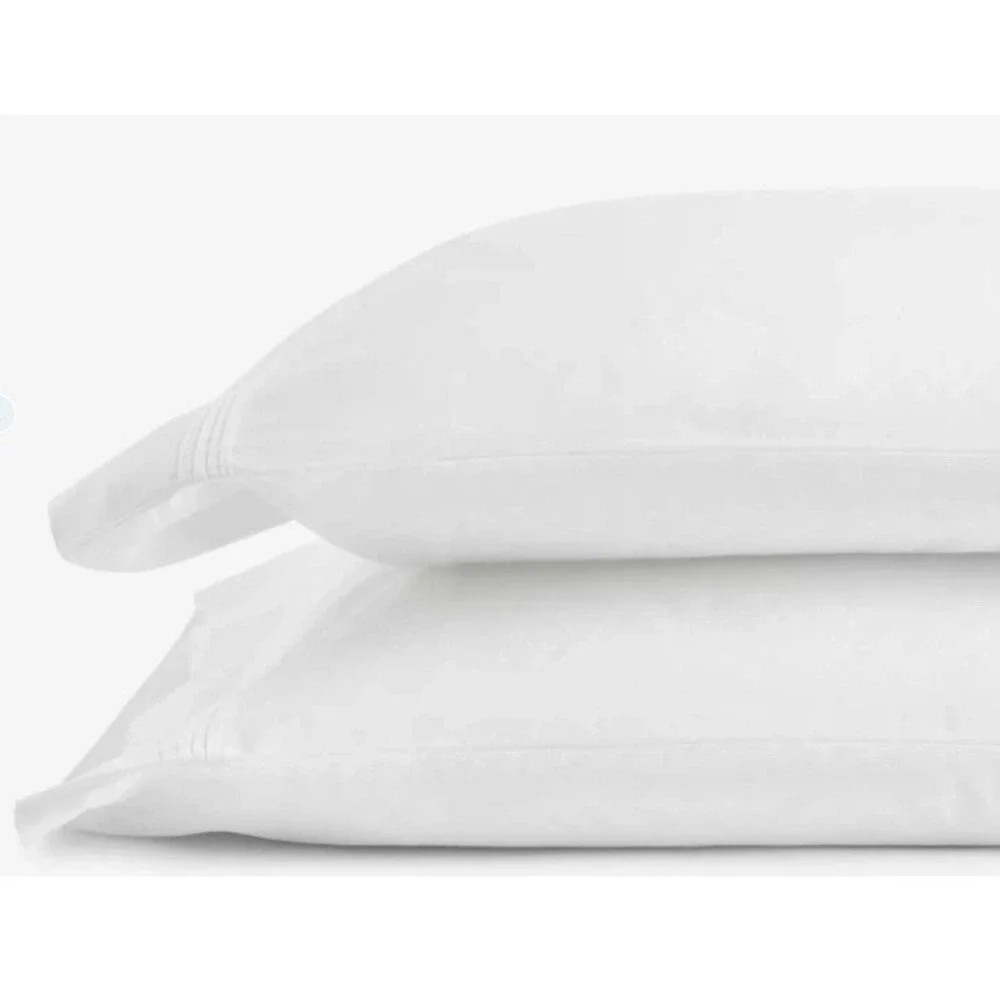The Company Store Legends Hotel Egyptian Cotton Sateen King Pillowcases White
